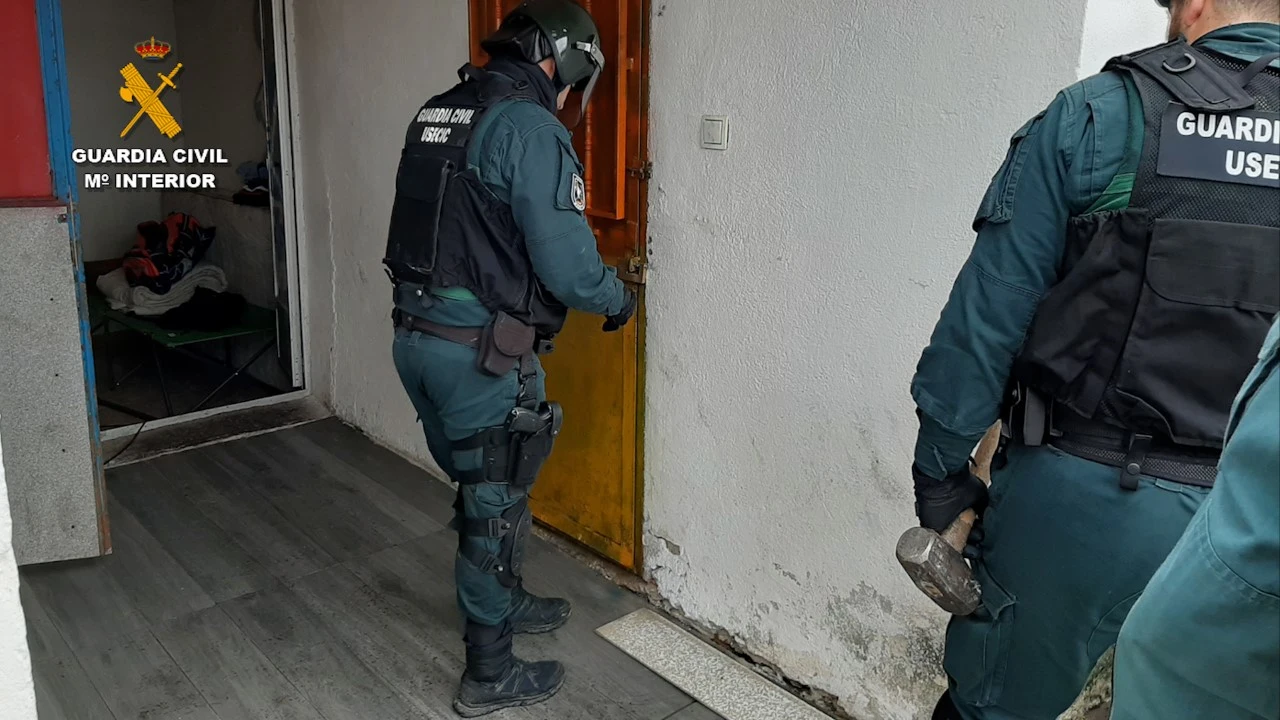 guardia civil detiene organizacion criminal robo fuerza cosas madrid