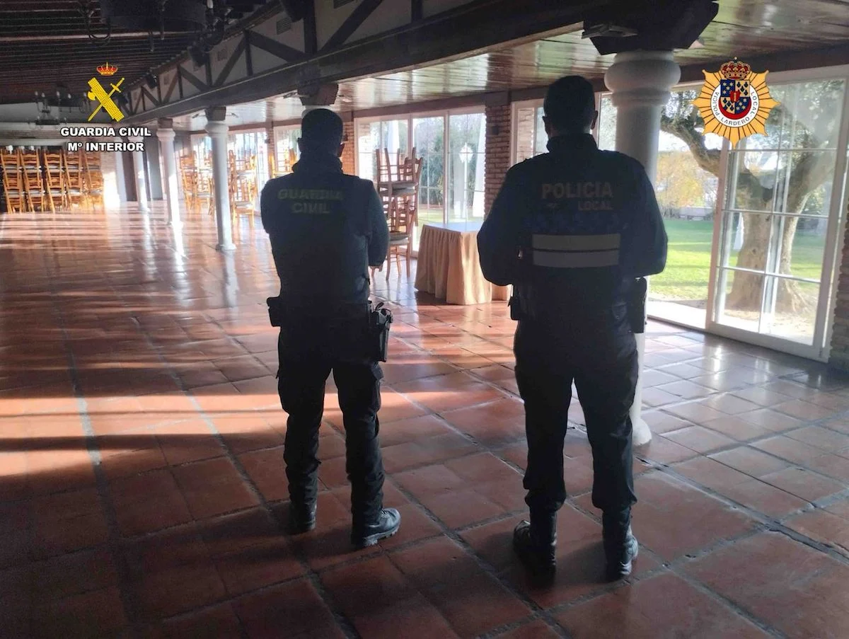 guardia civil policia local lardero