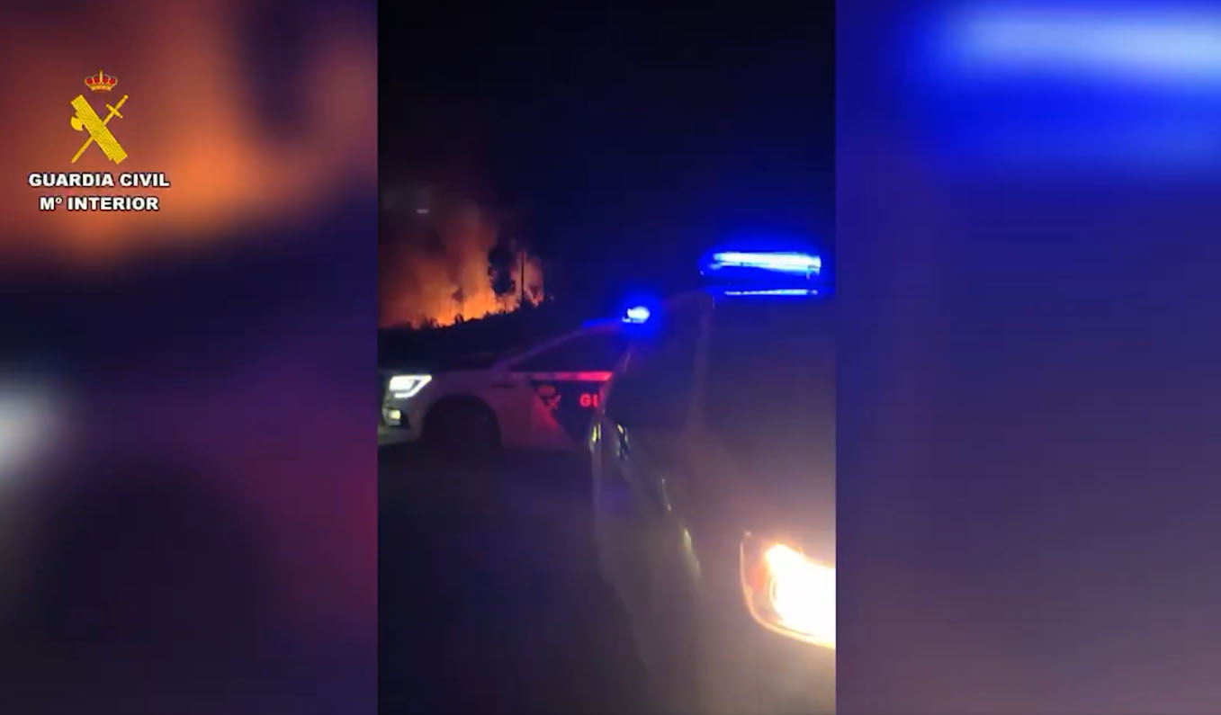 guardia civil incendio