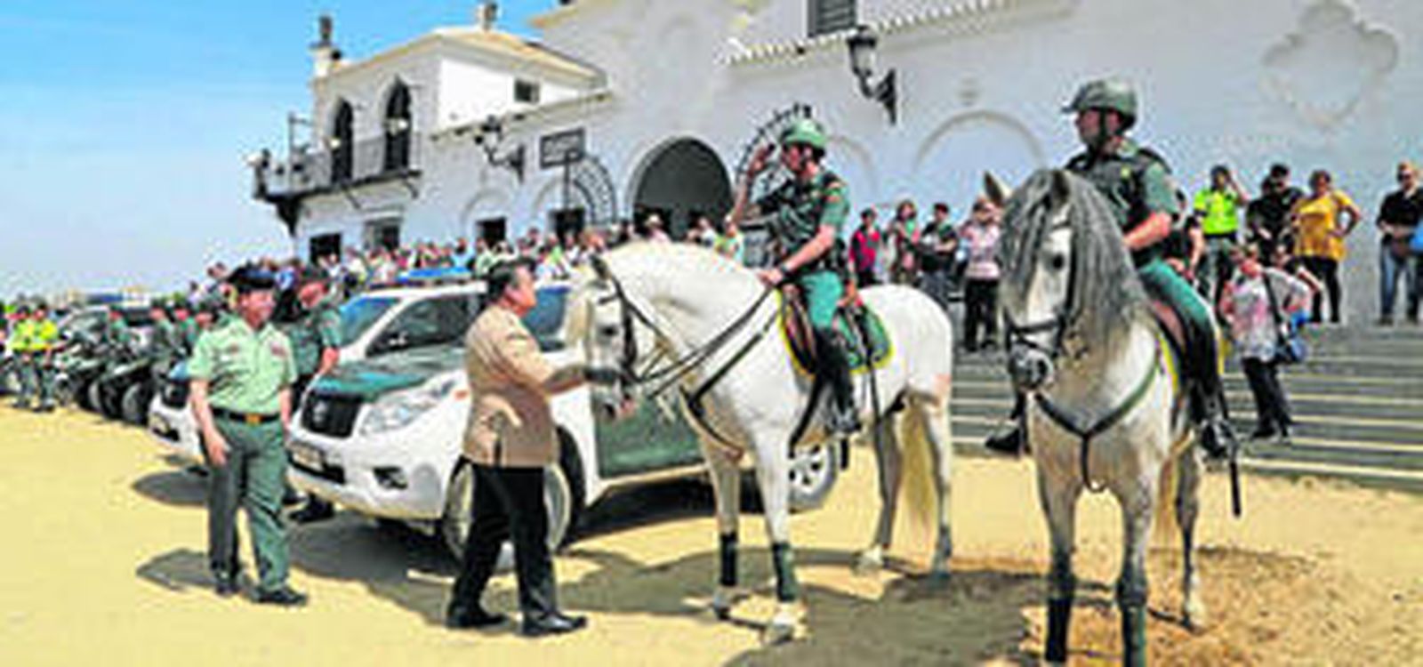 guardia civil romería el rocio