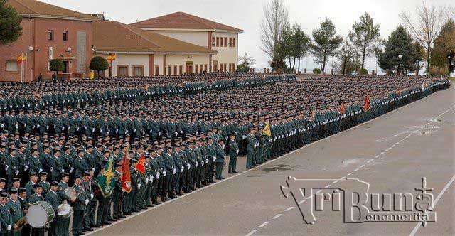guardias alumnos prácticas guardia civil marca agua