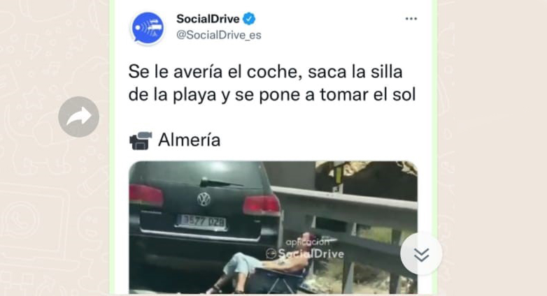 hamaca en la autovia