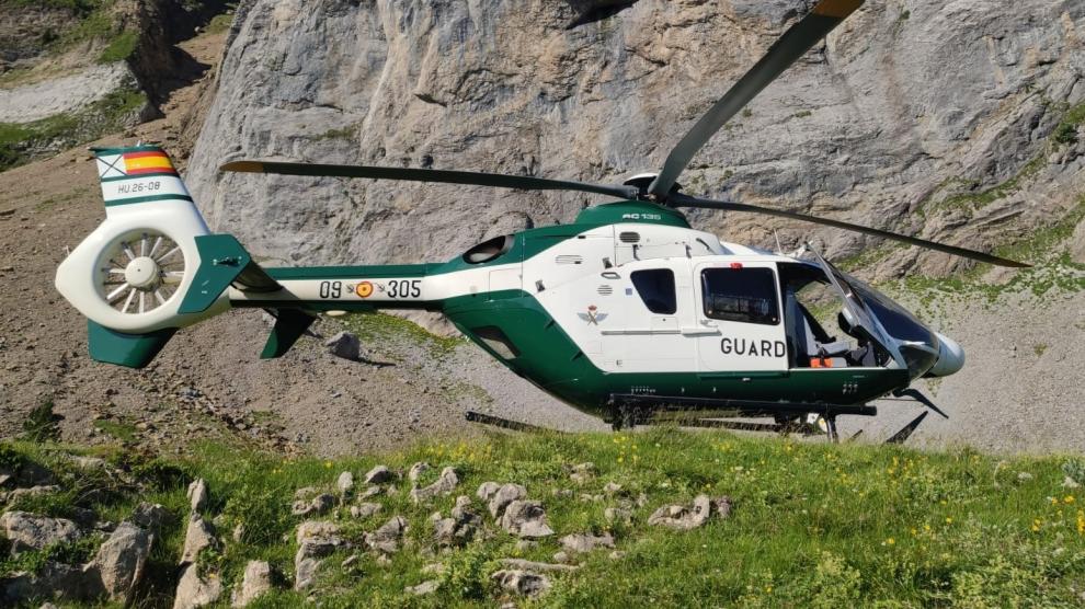 helicoptero de la guardia civil