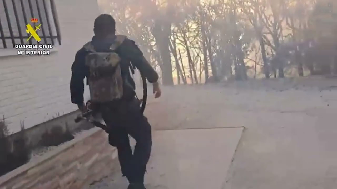 incendio mentrida guardia civil