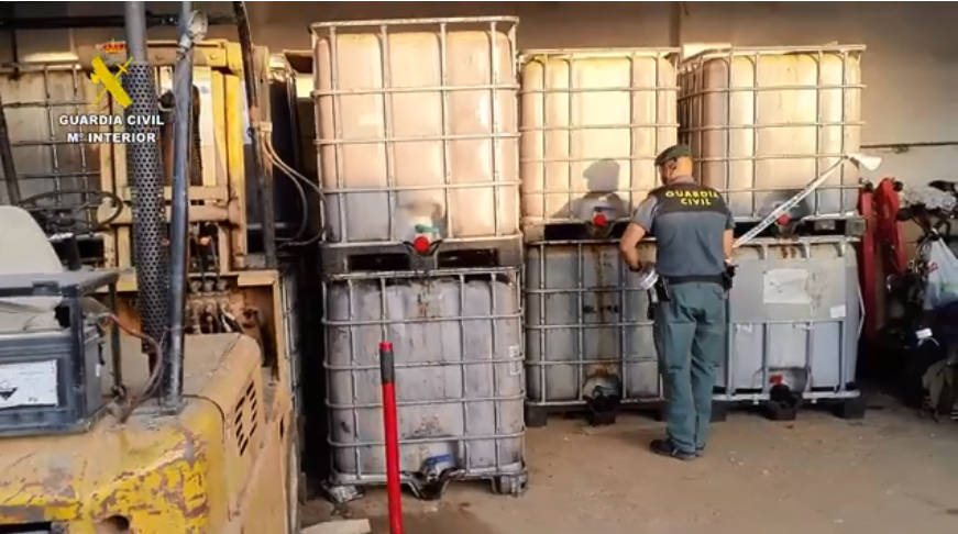 intervencion seprona huelva aceite