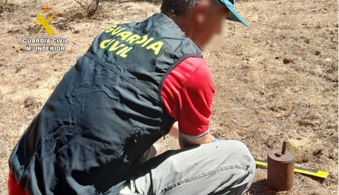 la guardia civil procede a destruir una mina antipersona localizada en zamora