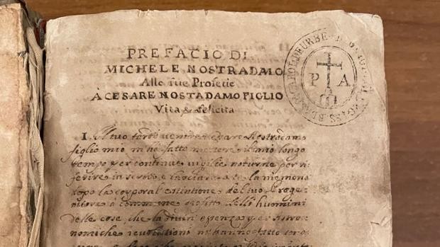manuscrito Nostradamus recuperado