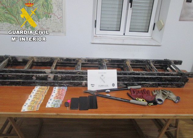material incautado Guardia Civil