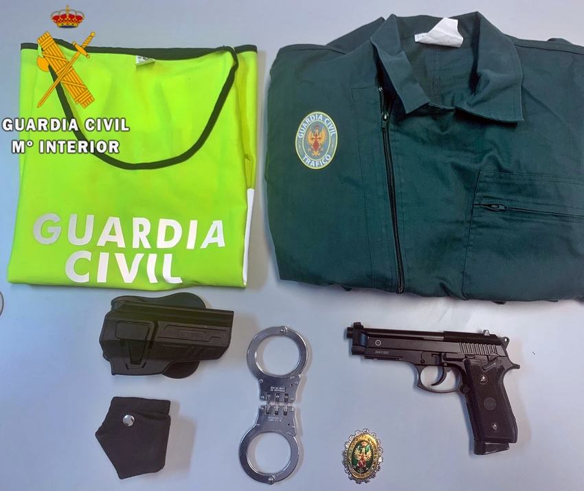 material intervenido al detenido