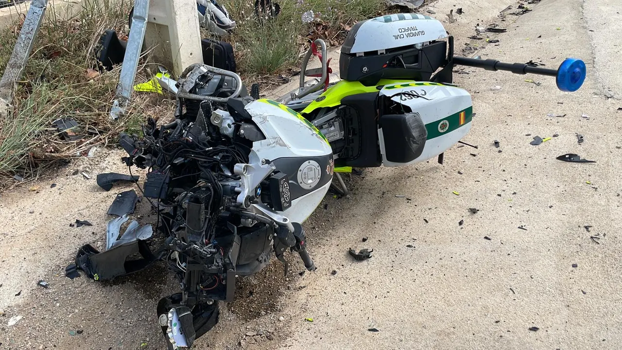 muere accidente moto agente guardia civil valencia