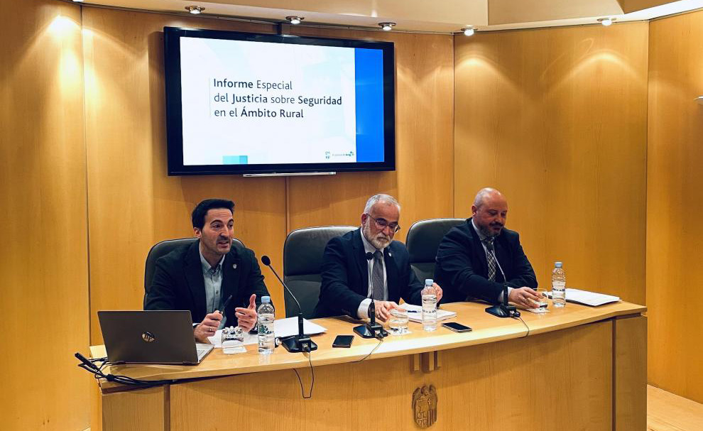 presentacion informe sobre seguridad en el medio rural del justicia de aragon