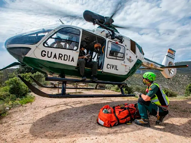 rescate greim guardia civil huesca