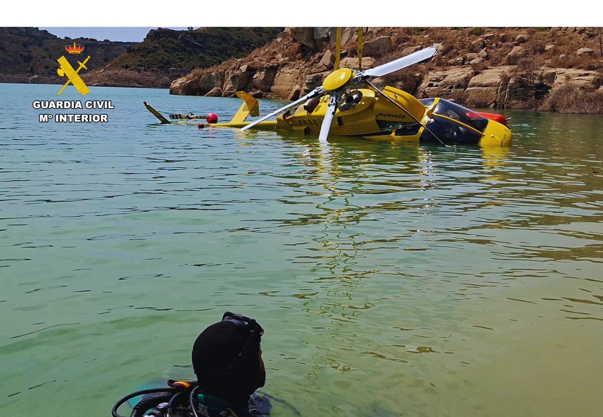 rescate helicoptero extinción accidentado 4