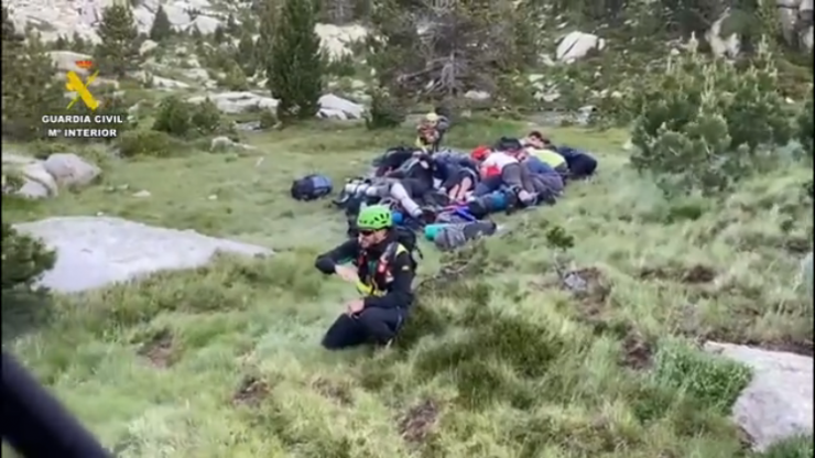 rescate menores benasque