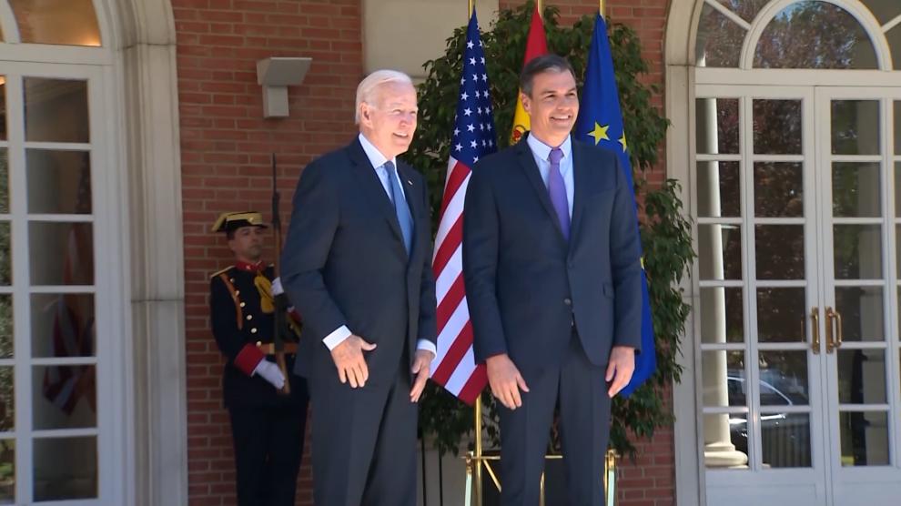 sanchez y biden trabajaran juntos contra las amenazas del este y del sur