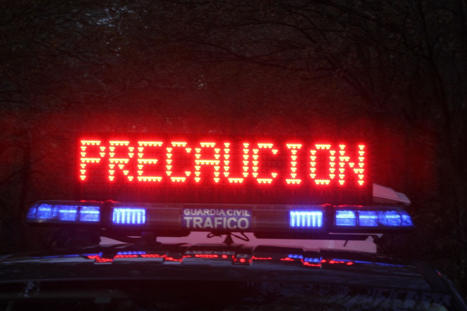 trafico precaución