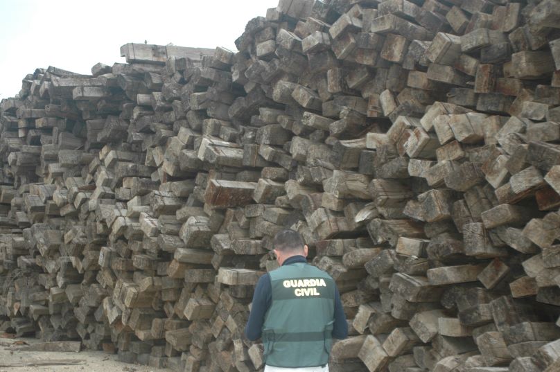 traviesas madera