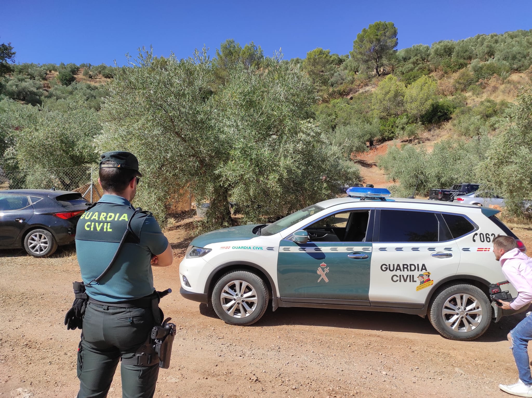 vehiculo guardia civil jaen