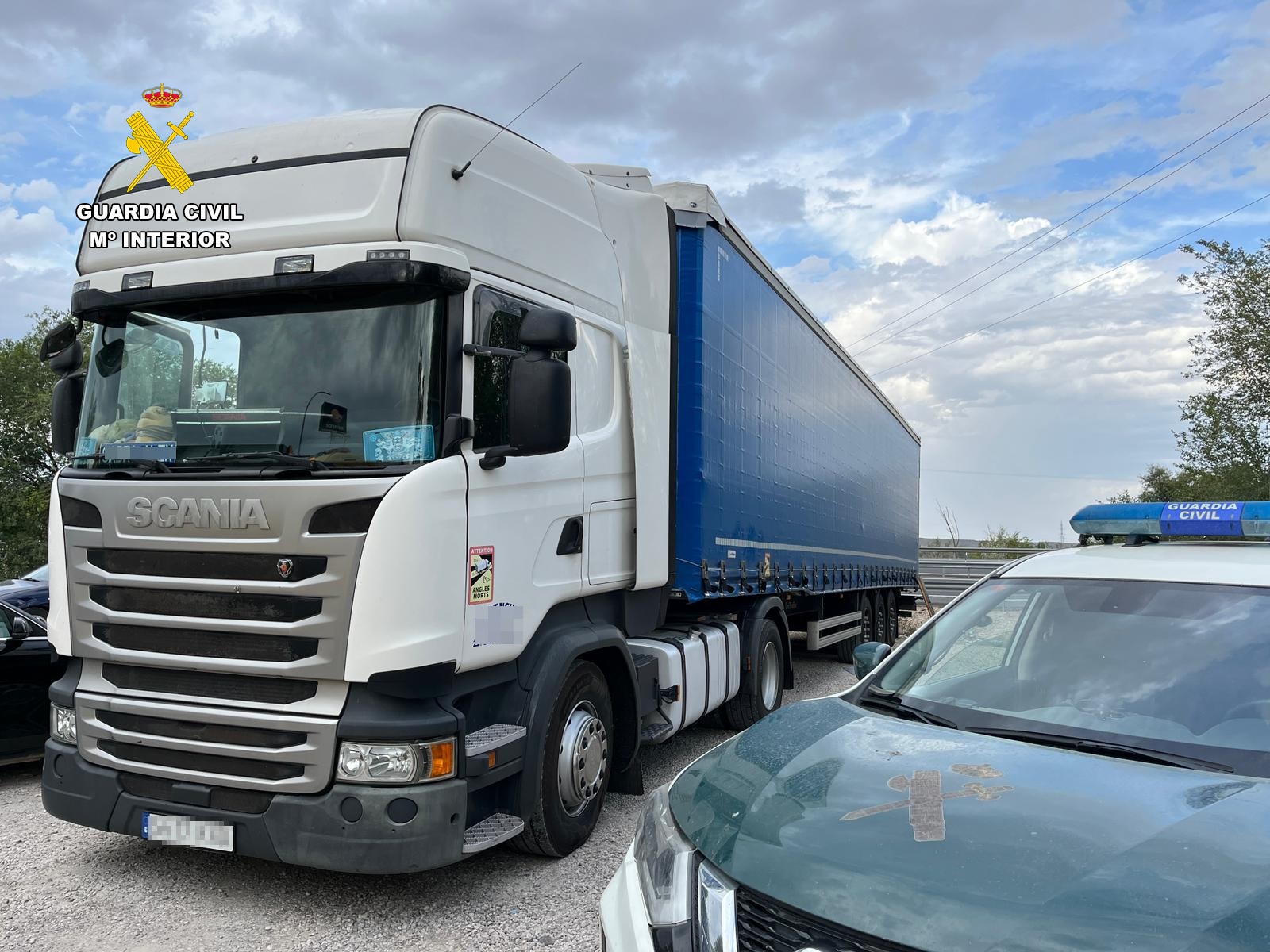 Foto camion robado mosca