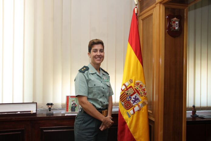 Maria Jesus Pascual jefa de la Comandancia de la Guardia Civil de Cuenca