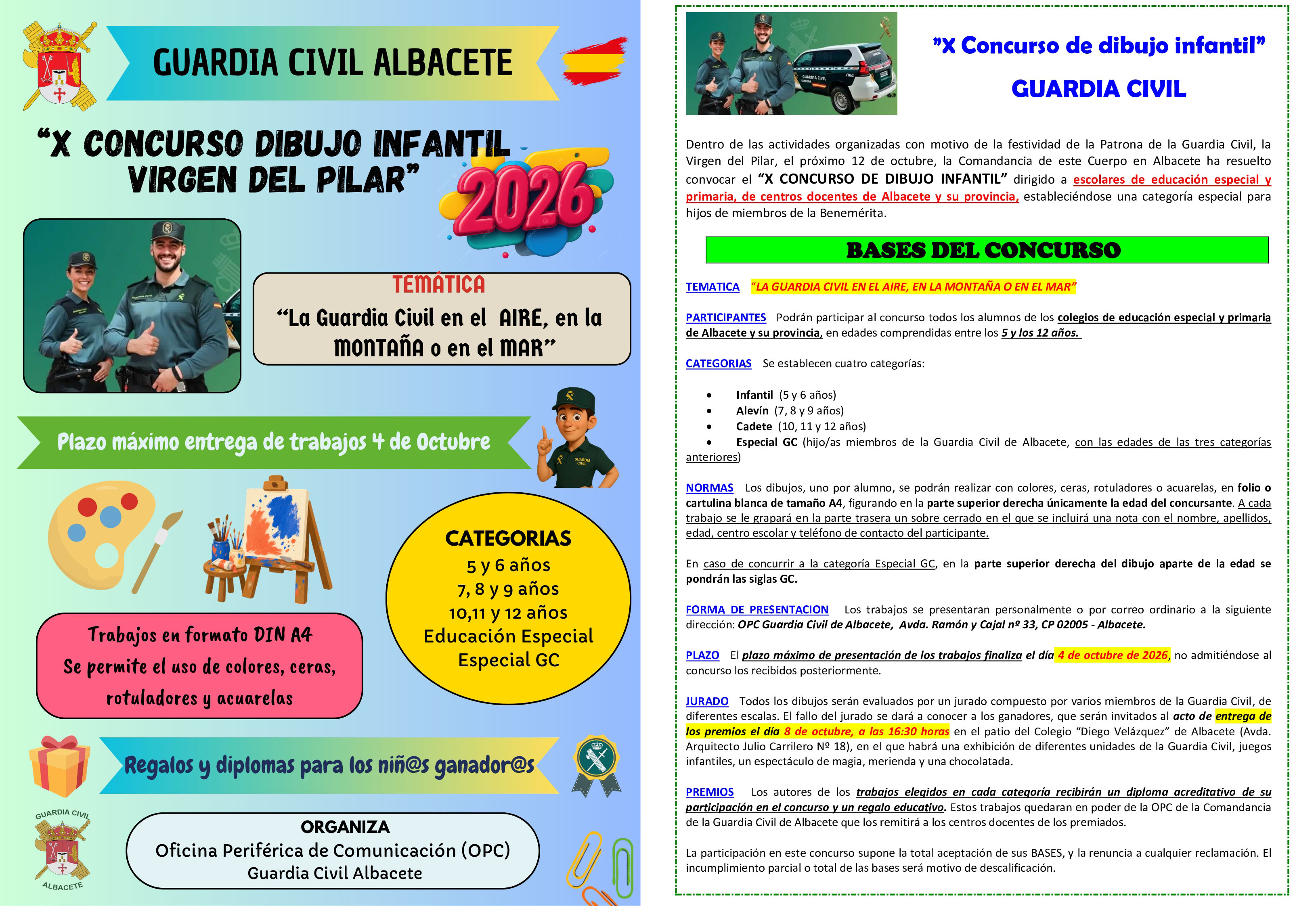 cartel dibujo albacete