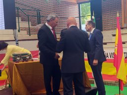 Acto del Marqués de las Amarillas en Noja