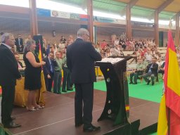 Acto del Marqués de las Amarillas en Noja