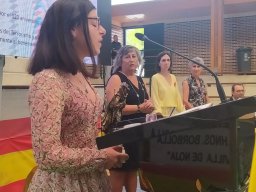 Acto del Marqués de las Amarillas en Noja