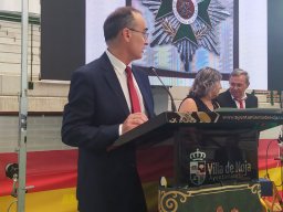Acto del Marqués de las Amarillas en Noja