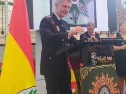 Acto del Marqués de las Amarillas en Noja