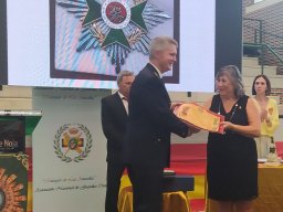 Acto del Marqués de las Amarillas en Noja