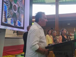Acto del Marqués de las Amarillas en Noja
