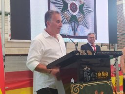 Acto del Marqués de las Amarillas en Noja