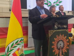 Acto del Marqués de las Amarillas en Noja
