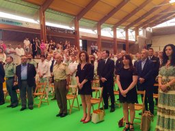 Acto del Marqués de las Amarillas en Noja