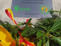 Acto del Marqués de las Amarillas en Noja