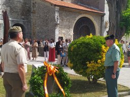Acto del Marqués de las Amarillas en Noja