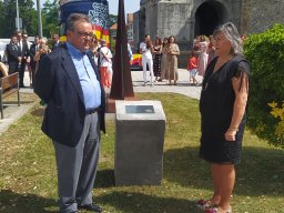 Acto del Marqués de las Amarillas en Noja
