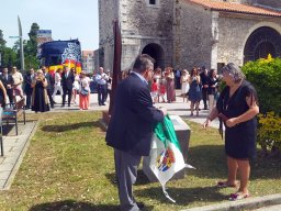 Acto del Marqués de las Amarillas en Noja
